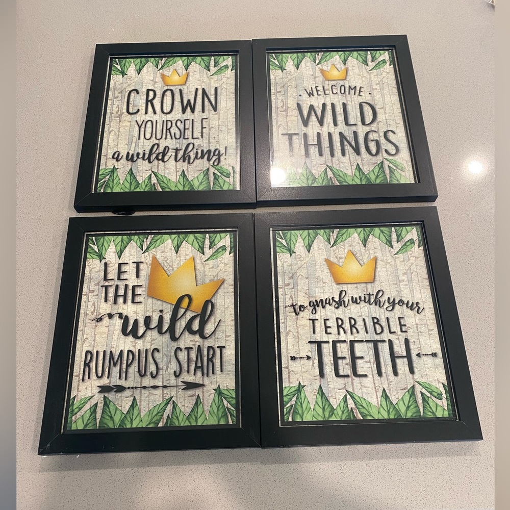 Where the Wild Things Are Party Signs